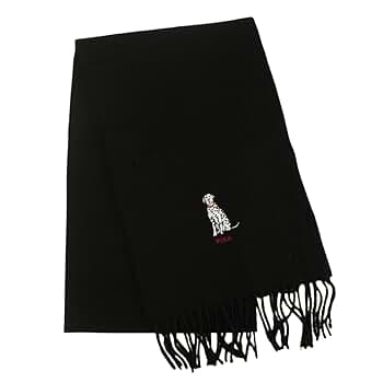 極美品 ポロラルフローレン 千鳥格子 ウール マフラー 黒 男女兼用 POLO RALPH LAUREN 【並行輸入品】【純正BOX付き】ポロ ラルフ